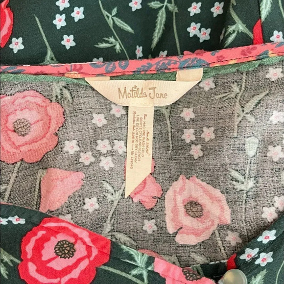 Matilda Jane | Yesteryear Once Upon A Time Poppy Tunic Top Floral - Picture 8 of 8
